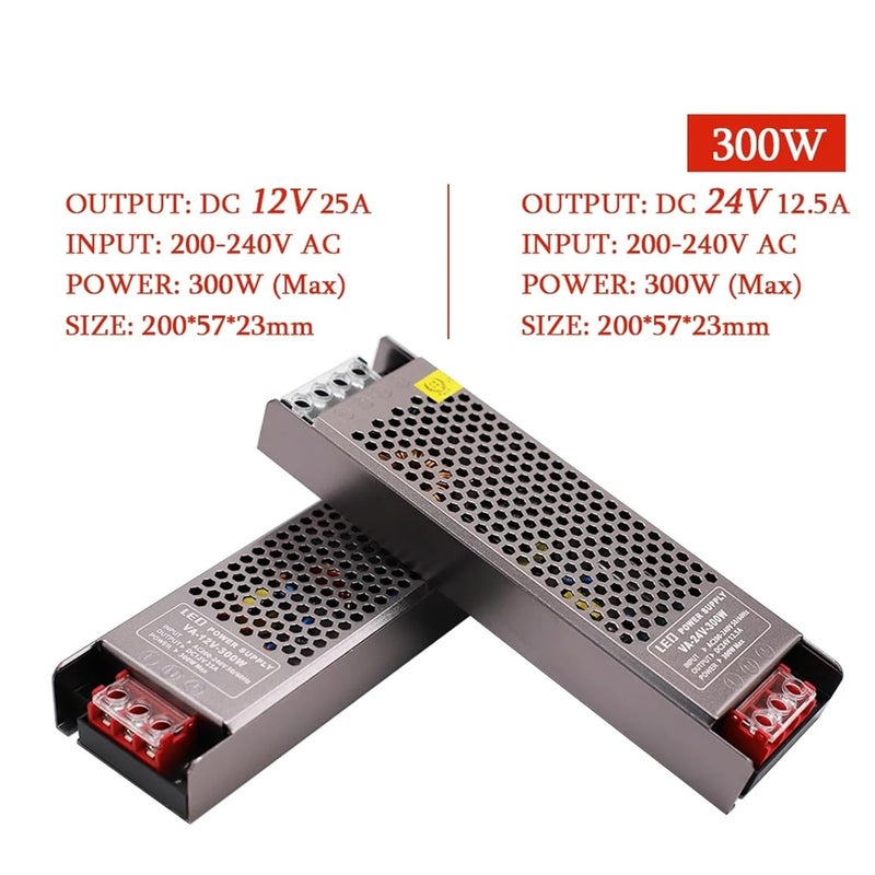 LED Power Supply 24V 200W Glue Pouring Reinforced Lighting DC Driver - Image 5